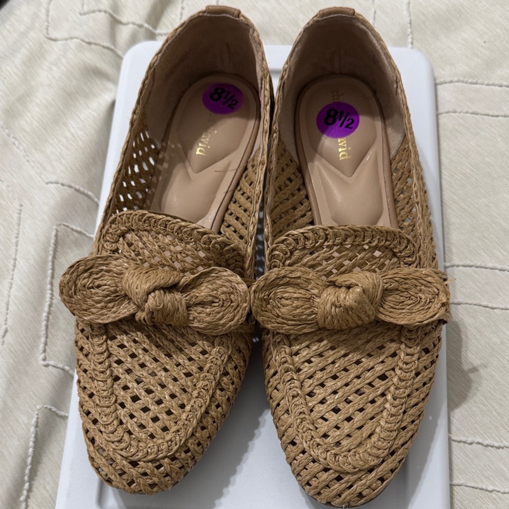 Charles David Tan Woven Women's Loafers